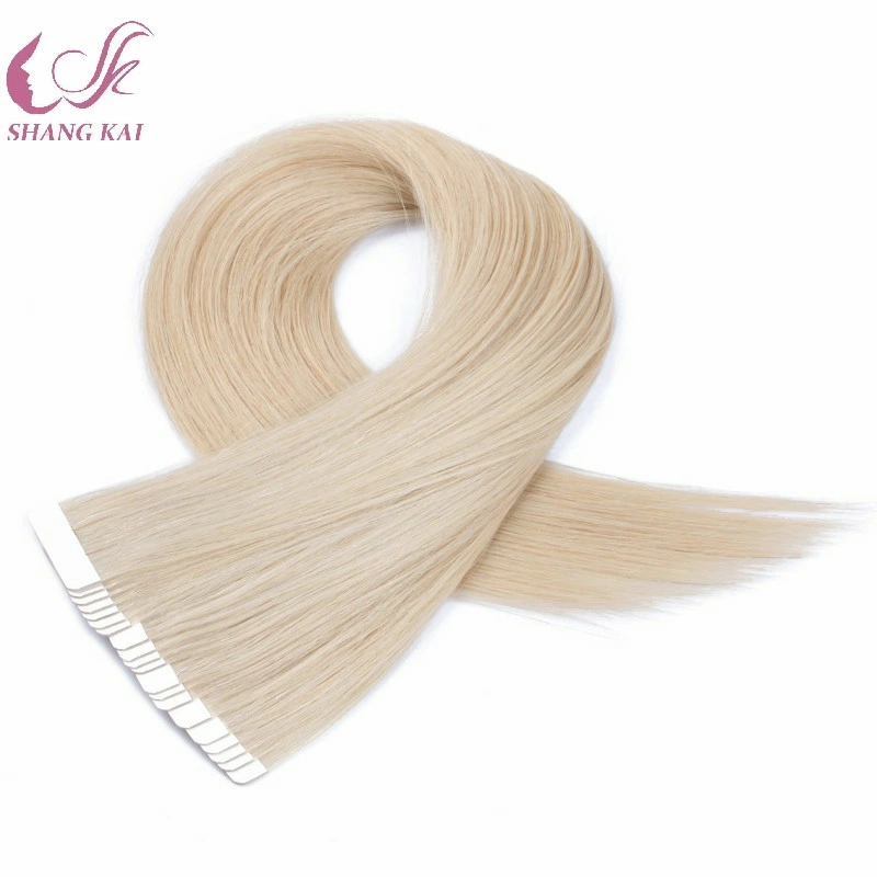 Top Quality Long Lasting Remy Soft Hand Tied Seamless Tape Hair Extension