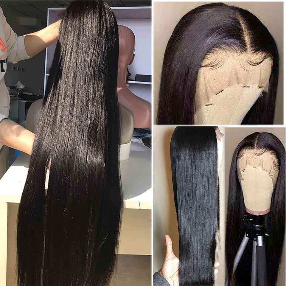 China Transparent HD Cheap Brazilian Virgin Hair Lace Wigs Wholesale Lace Front Wig Best Human Hair China Human Hair Full Lace Wigs for Black Women